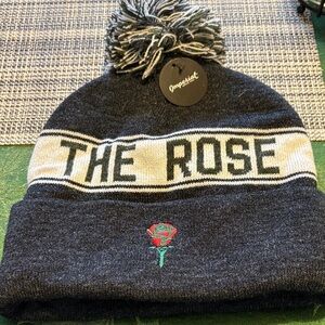 Imperial Gray Knit Beanie with Pom-Pom